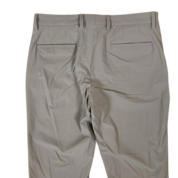 Ballin Performance Golf Pants 34 Stone Gray Stretch Lightweight Travel Casual - Picture 4 of 6